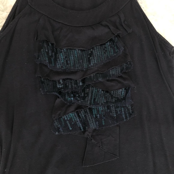 The Limited Navy Tank with Ruffle Detail - Picture 2 of 8